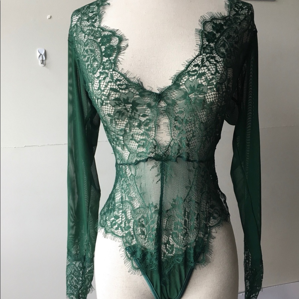 Emerald Lace Long Steve Teddy
